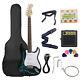 21 Frets Electric Guitar Solid Wood Body Maple Neck With Speaker & Accessories
