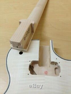 238DIY SMB Complete NO-SOLDER Electric Guitar DIY Kit, Set Neck, Maple Fingerboard