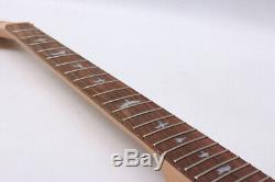 24Fret Guitar Neck 24.75inch Bird Inlay Mahogany Rosewood Fretboard Set in KC