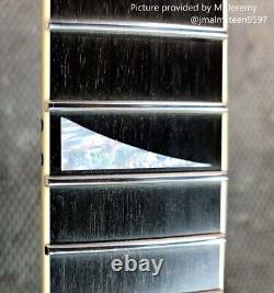 2mm Thick Figured Mother of Pearl Shark Fin Inlay Set for Jackson Style Guitars