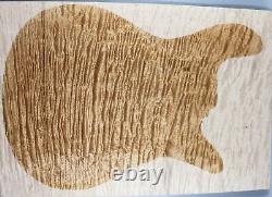 #3754 5A 10mm Elegant Quilted Maple Wood les paul Guitar top Set Luthier