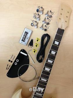 4/4 E-240DIY SG Style Electric Guitar DIY Kits, Set Neck, Complete No-Soldering