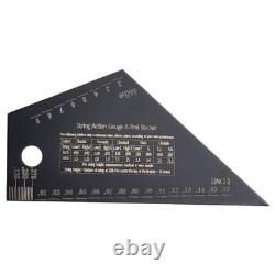 4 PCS Luthier Tools Guitar Neck Straight Edge Fret Leveling Beam Ruler Kit Set