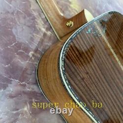 41 D-45 Solid Acacia acoustic guitar with abalone setting Ebony fingerboard