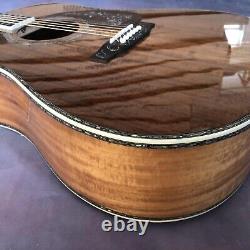 41 D-45 Solid Acacia acoustic guitar with abalone setting rosewood fingerboard