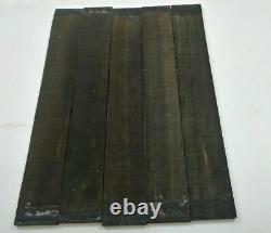 5 PACK SET, GABOON EBONY GUITAR/LUTHIER/ FINGERBOARD BLANK 21 x 2.95