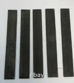 5 PACK SET, GABOON EBONY GUITAR/LUTHIER/ FINGERBOARD BLANK 21 x 2.95