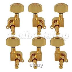 50Sets Electric Acoustic Guitar Machine Heads Tuners Replacement Part Gold
