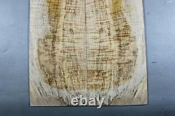 5A Elegant Ripple Spalted Maple Wood Bookmatch Guitar Top Set Luthier supply