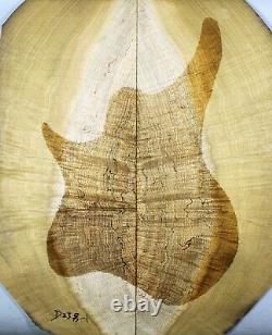 5A Explore Guitar Top Flame Golden Phoebe Wood Bookmatched Set Luthier Supply