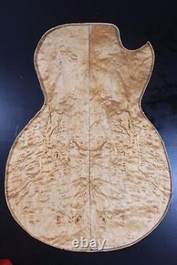 5A Figure Electric Bass Top Curly-Quilted-Spalted Maple Wood Set Luthier Supply