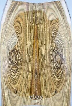 5A Figure Electric Guitar Top Tiger Stripes Wood Bookmatched Set Luthier Supply