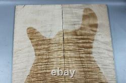 5A Ripple Maple Craft Wood Bookmatch Guitar Top Set Luthier Supply