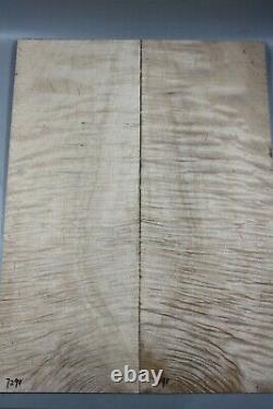 5A Ripple Maple Craft Wood Bookmatch Guitar Top Set Luthier Supply