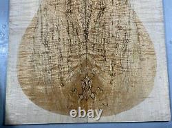 5A Spalted Maple Wood Bookmatch les paul Guitar/Bass Top Set Luthier Supply