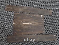 5a Ziricote Qsawn Classical Guitar Back Sides Set Luthier Tonewood