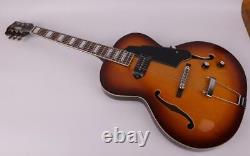 6-String Electric guitar Sunburst Rosewood Fingerboard Semi-Hollow Fixed Bridge