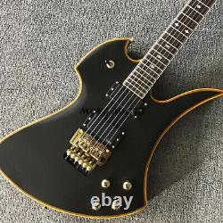 6-String Strange Shape Mockingbird Electric Guitar With Yellow Binding FR Bridge