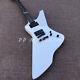 6-string White Snake Electric Guitar Mahogany Body With H-h Pickups And 22 Frets