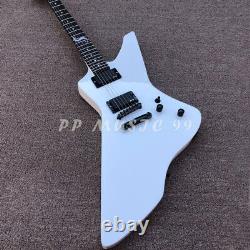 6-String White Snake Electric Guitar Mahogany Body With H-H Pickups And 22 Frets