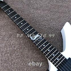 6-String White Snake Electric Guitar Mahogany Body With H-H Pickups And 22 Frets