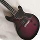 6 Strings Junior Style Purple Electric Guitar Mahogany Body With P90 Pickups 22f