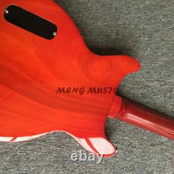 6-Strings Standard Junior Orange Electric Guitar Mahogany Body With P90 pickups