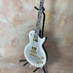 6-string electric guitar Abalone set fretboard Gold hardware Solid Mahogany