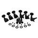 6r Black Tuning Pegs Locking Tuners Heads For Electric Guitar Accessory
