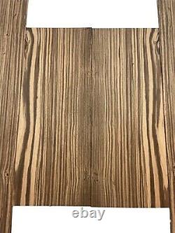 AAA Grade Zebrawood Acoustic Back and Sides Set Luthier Tonewood