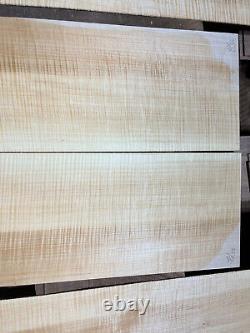 AAAA fiddleback curly maple tonewood guitar luthier set back sides