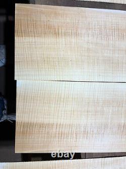 AAAA fiddleback curly maple tonewood guitar luthier set back sides