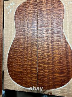 AAAA pomelle quilted waterfall sapele tonewood guitar luthier set back sides