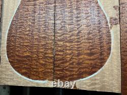 AAAA pomelle quilted waterfall sapele tonewood guitar luthier set back sides