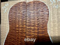 AAAA pomelle quilted waterfall sapele tonewood guitar luthier set back sides