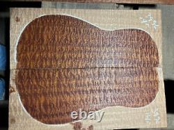 AAAA pomelle quilted waterfall sapele tonewood guitar luthier set back sides