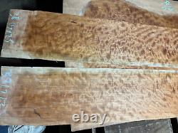 AAAA qtd beeswing curly cherry tonewood guitar luthier set back and sides