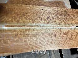 AAAA qtd beeswing curly cherry tonewood guitar luthier set back and sides