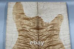AAAAA 9mm Elegant Flame Maple Wood Bookmatch Guitar Top Set Luthier Supply