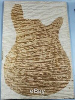 AAAAA Quilted maple Burl Wood guitar top/back set Luthier
