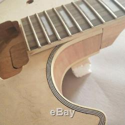 Advanced 1 set DIY unfinished Guitar Neck and body for LP style guitar kit