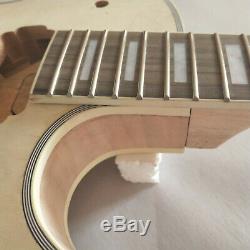 Advanced 1 set DIY unfinished Guitar Neck and body for LP style guitar kit
