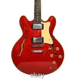 Alden AD 133 Semi Acoustic Cherry Red Hollow Body Electric Guitar ES-335 Style