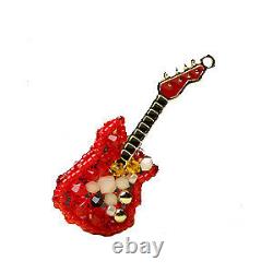 Bead Kit Electric Guitar Red EGR 748 Music Strap Accessories Beginner Set F