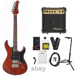 Beginner set with YAMAHA Pacifica 612 VII FM RTB Root BeerPhotogenic PG-10 ampli