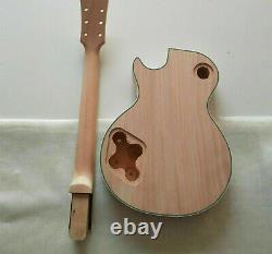 Best 1 set unfinished Electric guitar kit diy guitar body with neck parts