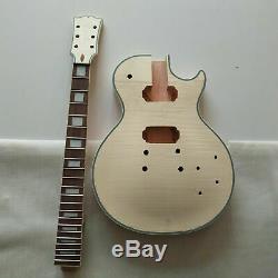 Best 1 set unfinished Electric guitar kit diy guitar with all hardware/ LP Style