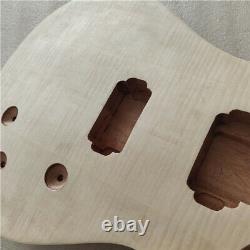 Best 1 set unfinished guitar neck and body guitar kit