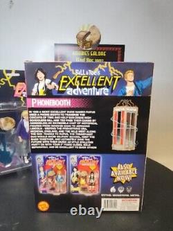 Bill & Ted's Excellent Adventure Air Guitar Collectors Set With Phone Booth NIP