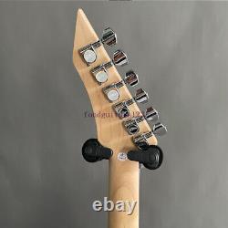 Black BC Electric Guitar Rosewood Fretboard HH Pickup String thru Body Fast Ship